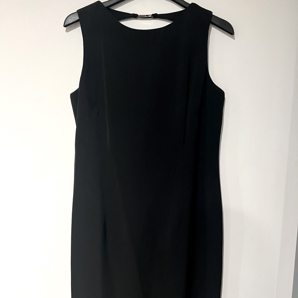 Clifford&Mills black open back sleeveless dress size 14